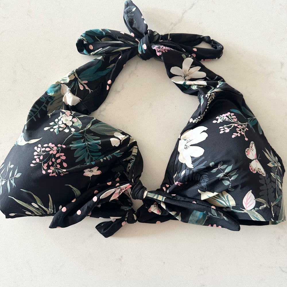 Dillards floral bikini top